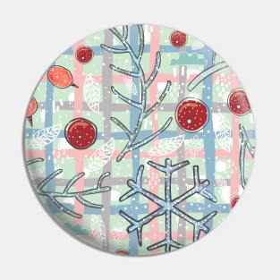 Winter Pattern Pin