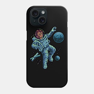 The monkey astronaut Phone Case