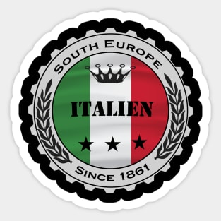 Italienische Italien Italian Flagge Fahne Aufkleber Vinyl Stickers