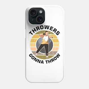 Athletics Track And Field Throw Athlete Shot Phone Case