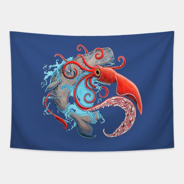 Colossal Squid Tapestry by NocturnalSea