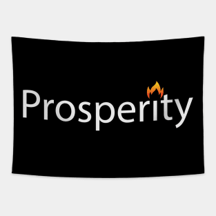 Prosperity artistic text design Tapestry