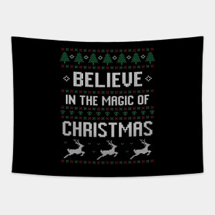 Believe In Christmas Magic | Ugly Christmas Gifts Tapestry