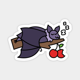 Sleepy Fruit Bat Magnet