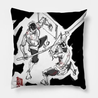 lombok stick fighting Pillow