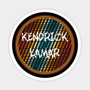 Kendrick Lamar Circle Vintage Magnet