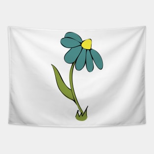 Daisy Whimsical Cartoon Illustration Happy Colours Tapestry