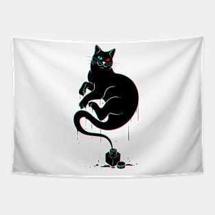 Ink Cat Tapestry