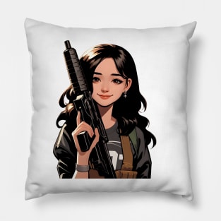 Tactical Girls' Frontline Pillow