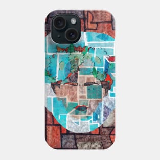 Frida's Silhouette on Paul Klee Painting Phone Case