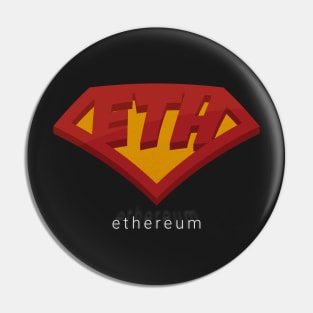 E Man for Ethereum Pin