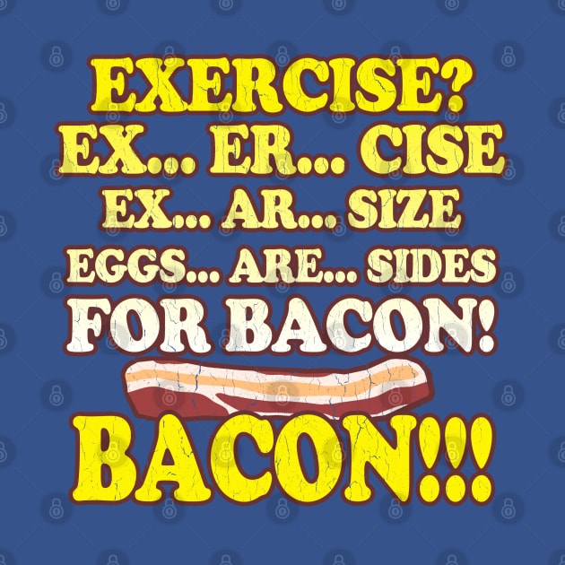 Funny: Eggs Are Sides for BACON! by robotface