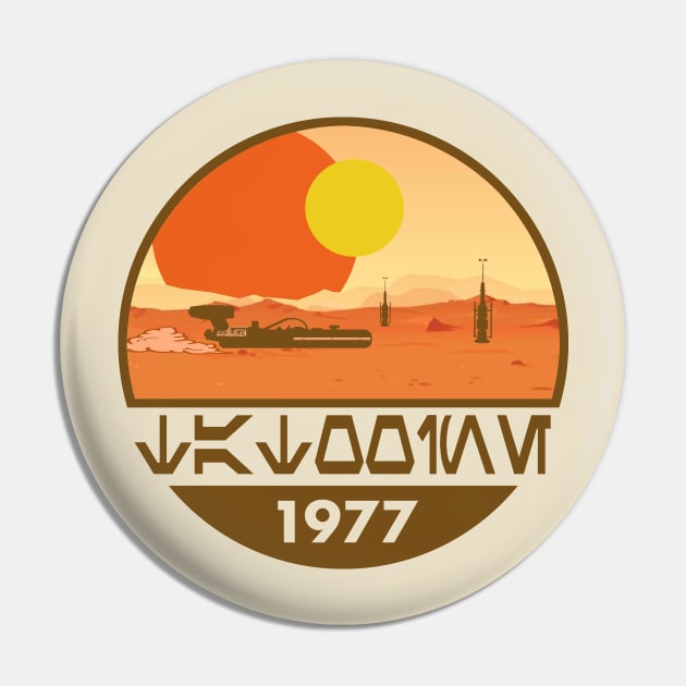 Tatooine Native Pin by PopCultureShirts