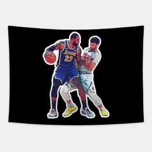 James vs Murray Tapestry