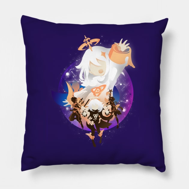 Cute Companion Paimon Pillow by HyperTwenty