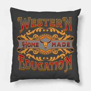 Western Homemade Education Pillow