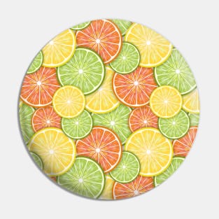 Citrus Fruit Slices Pin