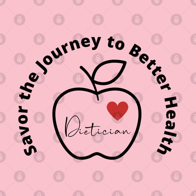 dietician savor the journey to better health by Craftycarlcreations
