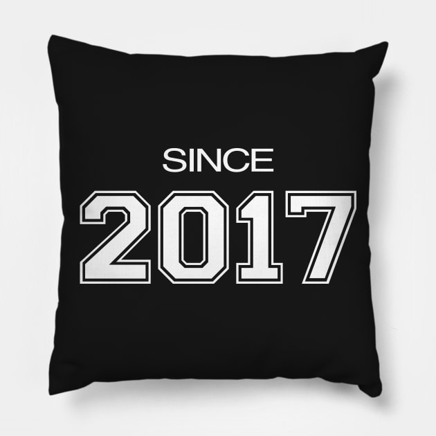 Since 2017 Pillow by wamtees