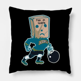 Jacksonville Fan In Hiding Pillow