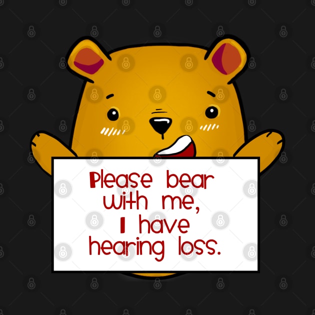 Yellow Bear with Hearing Loss by Fun4theBrain