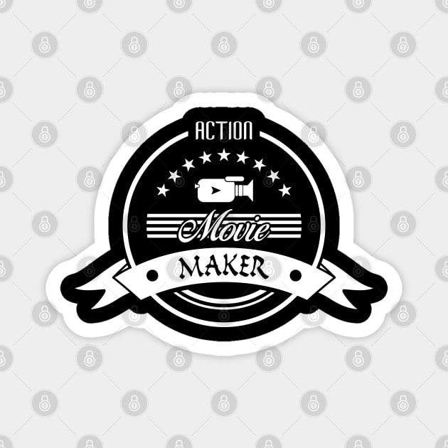 05 - Action Movie Maker Magnet by SanTees