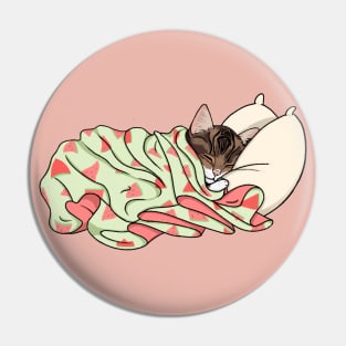 Snuggly Kitty Pin