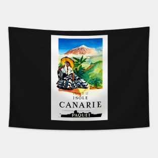 Isole,Canarie, Travel Poster Tapestry