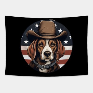 Patriotic Beagle Tapestry