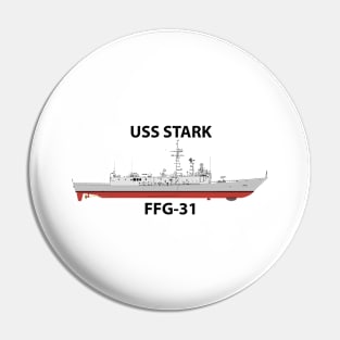 USS STARK - FFG-31 - OH PERRY CLASS Pin