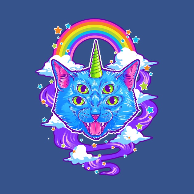 Unicorn Cat by Retkikosmos