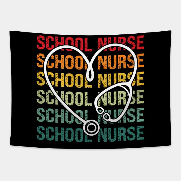 School Nurse Appreciation Nursing Nurse Day & Nurse Week Tapestry by Wakzs3Arts