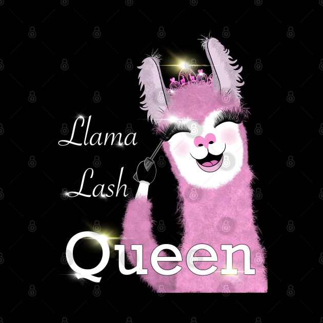 Llama queen, llama lash queen by Thepackingllamas 