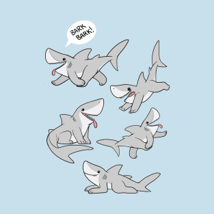 Sharkpup Pattern T-Shirt