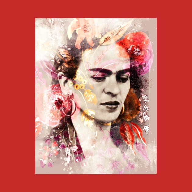 Frida Kahlo art poster by GalleryArtField