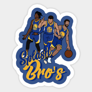 Golden State blue basketball logo Sticker for Sale by KMA Home Design