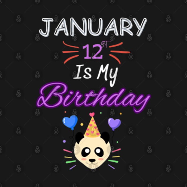 January 12 st is my birthday by Oasis Designs