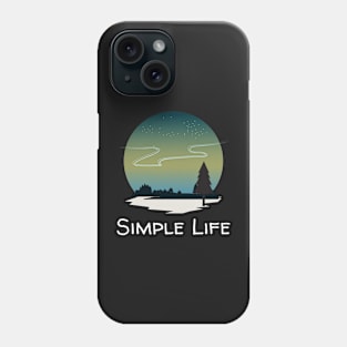 Simple Life - Northern Sky Phone Case