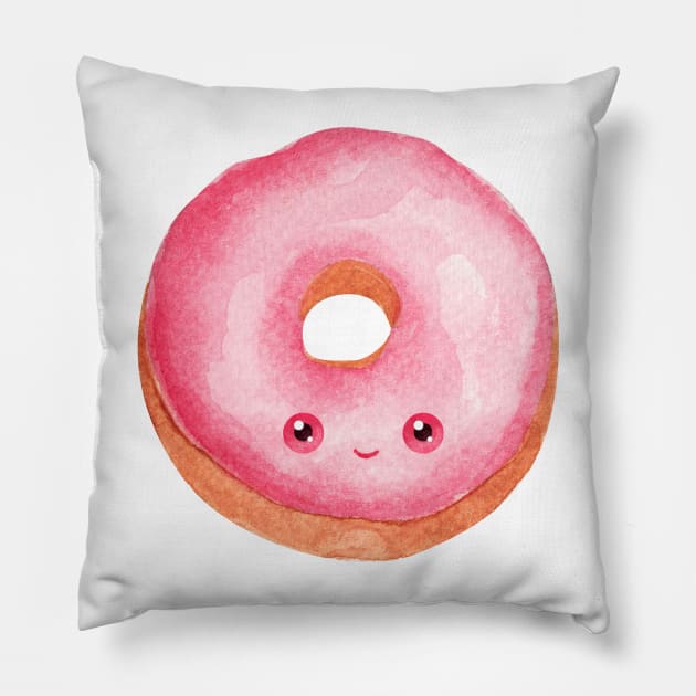 Cute Donut Pillow by shoko