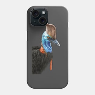 Cassowary - by Nadya Neklioudova Phone Case