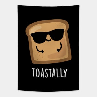 Toastally Cute Toast Bread Pun Tapestry