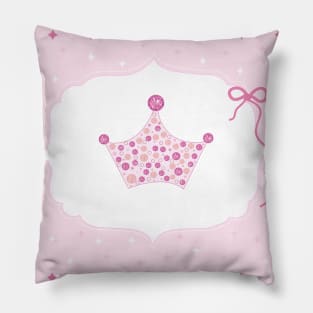 Crown with diamonds Pillow