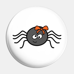 Cute Female Spider Pin