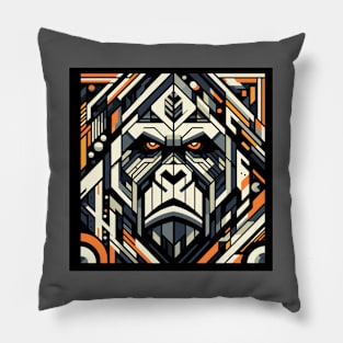 Abstract Animal Gorilla 4 Pillow