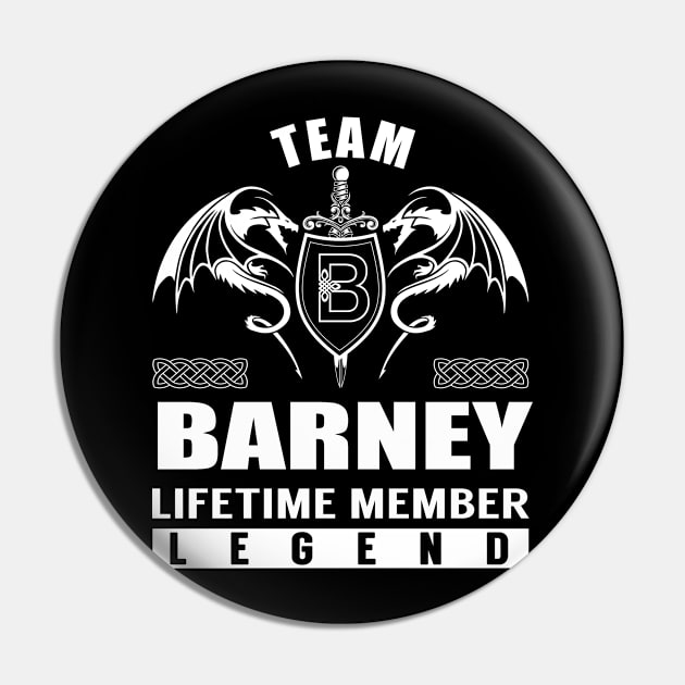 Team BARNEY Lifetime Member Legend Pin by Lizeth