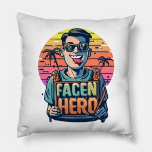 Facen hero Pillow