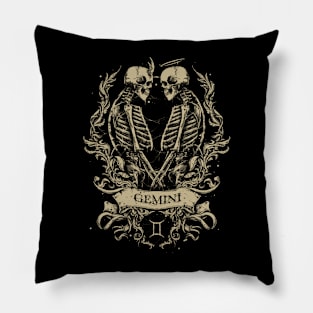 zodiac gemini Pillow