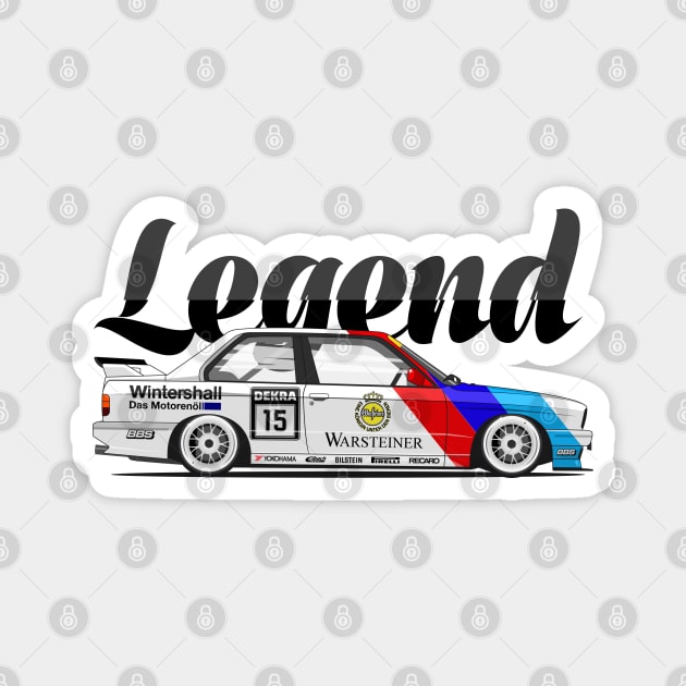 E30 DTM RACING LEGEND Magnet by shketdesign