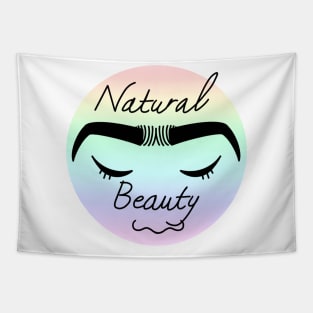 Natural Beauty Unibrow Tapestry