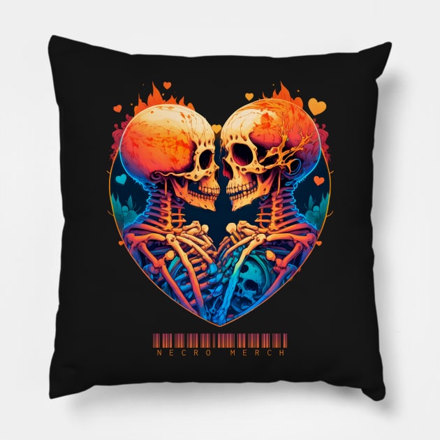 Love Has No Gender 2 - Necro Merch Pillow by NecroMerch